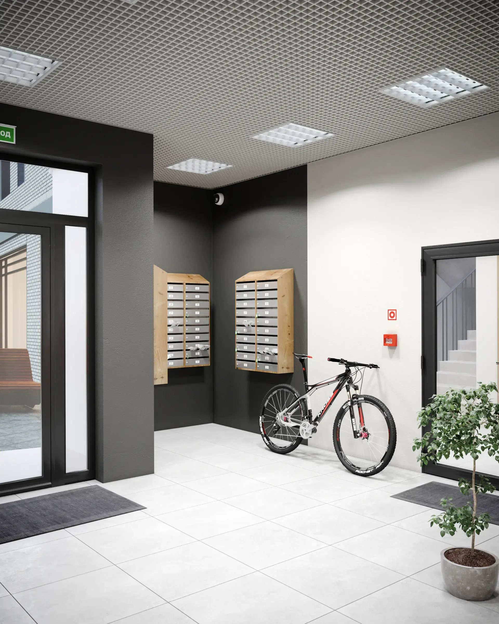 ЖК "Парк культуры", дизайн интерьеров мест общего пользования изображение 4